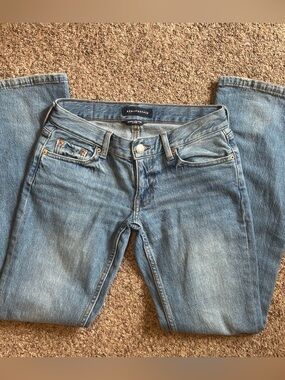 Aeropostale super low rise flare jeans